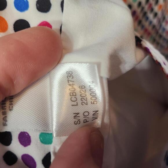 Cutter & Buck DryTec Multi-colored Polka Dot Golf Skort Size 6 - Picture 7 of 9